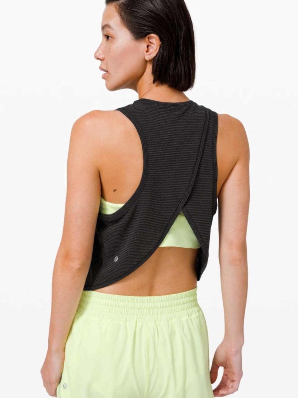 Lululemon Fast as Light Muscle Tank Top Black